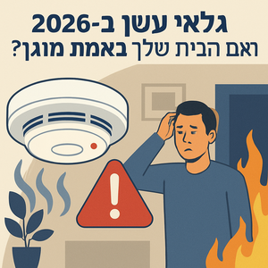 גלאי עשן ב-2026: האם הבית שלך באמת מוגן?